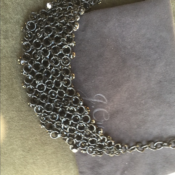 JCrew Black Chainmaille Neclace - Picture 6 of 9